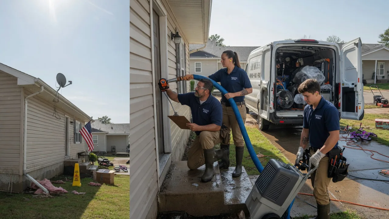 Ceiling Water Damage Restoration in Marshall, TX near me